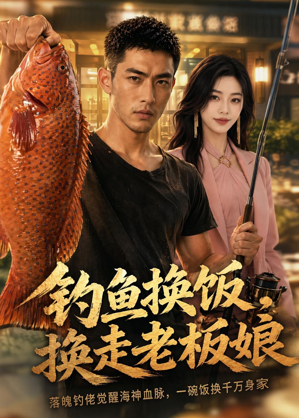 钓鱼换饭，换走老板娘(全集)